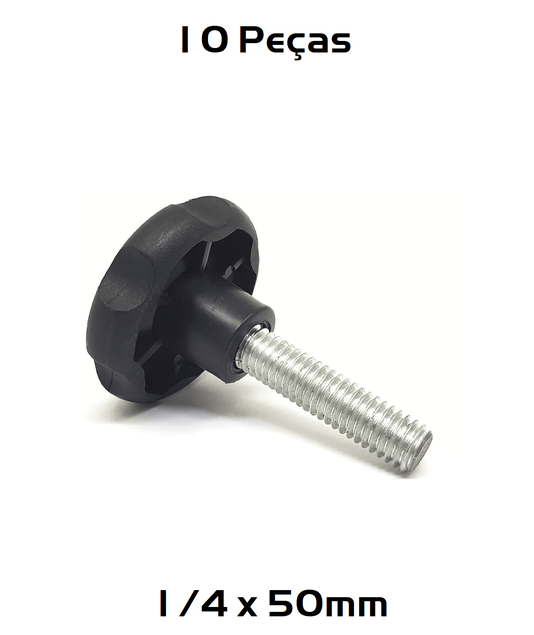 Manipulo Macho 1/4 x 50mm 3522 Rosca 1/4" - 20Unc 10 Und