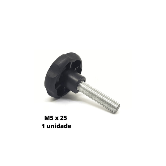 Manipulo Macho Inox M5 X 25mm 4526 Rosca Ma 5mm