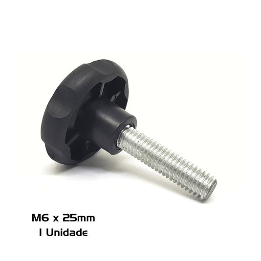 Manipulo Macho M6 X 25mm - 3522 Rosca Ma 6 -1,00