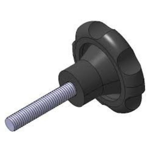 Manipulo Macho M6x50mm - 3522 Rosca 6 -1,00 Margarida 10 Und