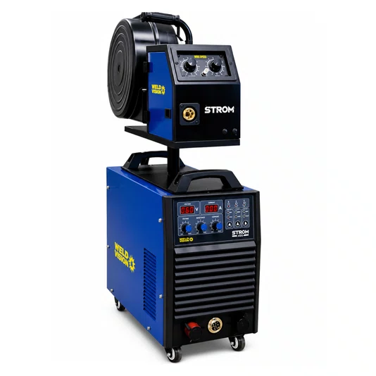 Máquina de Solda Mig Strom 400 Trifásica com Cabeçote Weld Vision