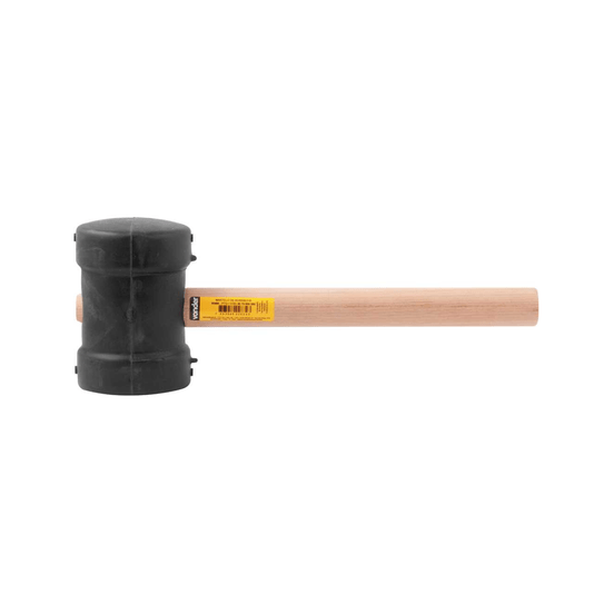 Martelo de Borracha com Cabo de Madeira 80mm Vonder
