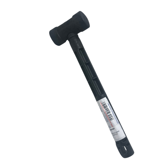 Martelo de Borracha 40mm Cabo Plástico Roma