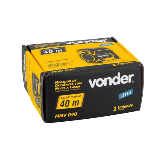 Medidor de Distância a Laser 40m com Nível a Laser Vonder