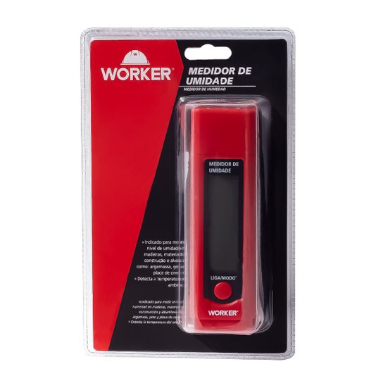 Medidor de Umidade e Temperatura para Madeira Worker