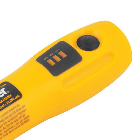 Microrretífica a Bateria 3,6 V Bivolt 12 Acessorios Vonder