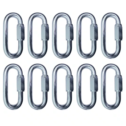 Mosquetão Oval Trava com Rosca 3/8 Polegadas Vonder - 10 Und