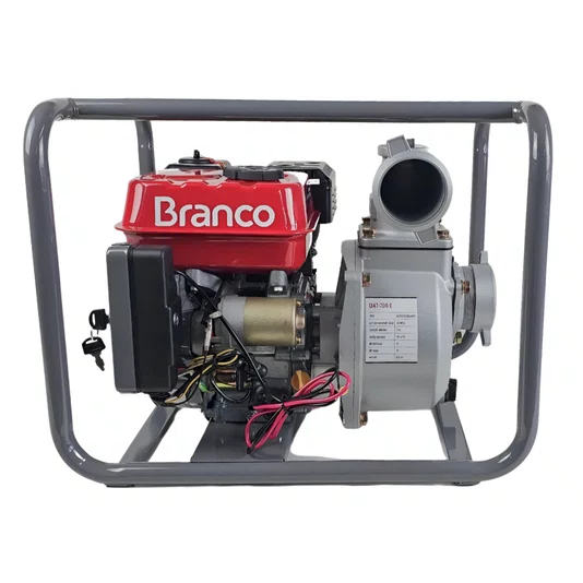 Motobomba À Gasolina 6,5cv Partida Elétrica B4t-706e Branco