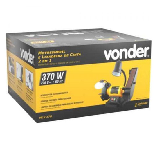 Motoesmeril e Lixadeira de Cinta 2 em 1 Vonder 220v