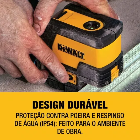Nível a Laser 2 Linhas Verdes Cruzadas 30m com Prumo Dewalt