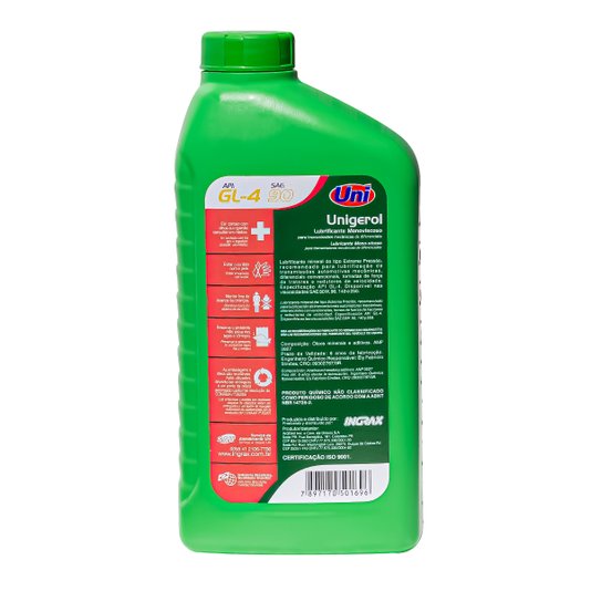 Oleo de Caixa Ep 90 Monoviscoso Unigerol Ingrax 1 Litro