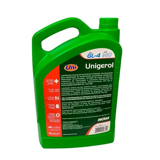 Oleo de Caixa para Transmissoes Ep 140 Gl-4 Unigerol 4 L