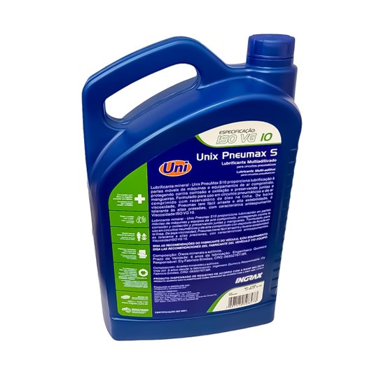 Oleo Pneumatico Unix Pneumax S-10 Ingrax 4 Litros