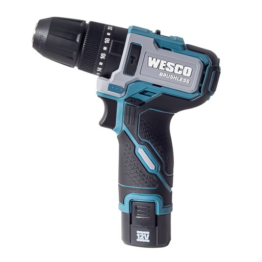 Parafusadeira Bateria 12v 10mm Motor Brushless Ws2558k2 Wesco