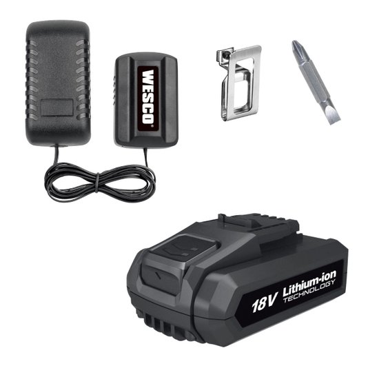Parafusadeira Bateria 18v 10mm Ws2972 Wesco