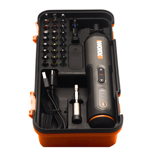 Parafusadeira Bateria 4v com Maleta e Acessórios Wx240 Worx