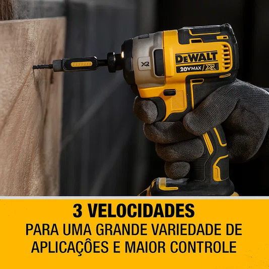 Parafusadeira de Impacto 20v 1/4 Sem Bateria Dcf860b Dewalt