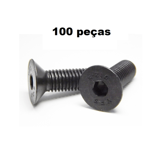 Parafuso Allen 1/4 X 5/8 Cabeça Chata 100 Unidade