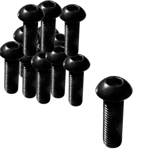 Parafuso Allen Abaulado M8 X 25 Ma 1.25 Rosca Total CX 200UN