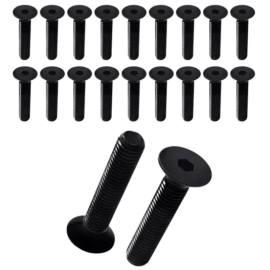 Parafuso Allen M 8 x 35 Cabeça Chata 100 Unidade