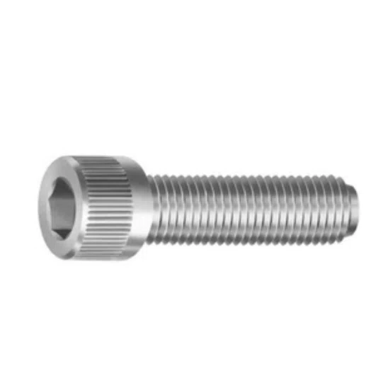 Parafuso Allen M8 X 30 Inox Cilindrica Rosca Inteira - 100Un