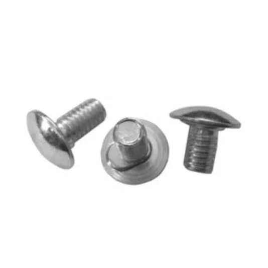 Parafuso Cabeça Lentilha com Trava 1/4 X 1/2 Zincado - 50Un