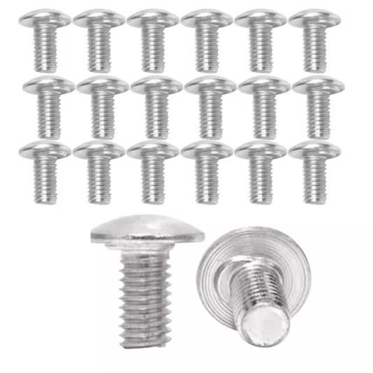 Parafuso Cabeça Lentilha com Trava 5/16 X 1/2 Zincado - 50Un
