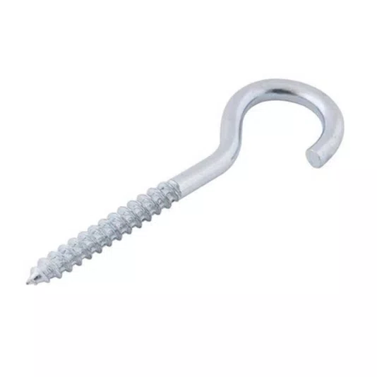 Parafuso Gancho Aberto Para Bucha 6 Mm - 10 Unidades