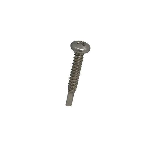 Parafuso Inox 4,8 x 32 Auto Atarraxante Guia Piloto 100 Und