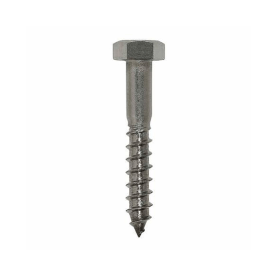 Parafuso Inox Sextavado Rosca Soberba M6 X 50
