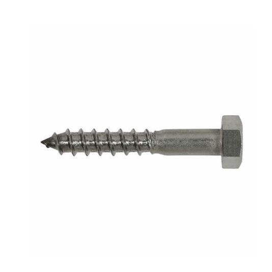 Parafuso Inox Sextavado Rosca Soberba M6 X 80