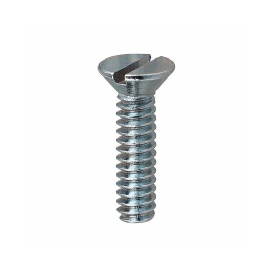 Parafuso Maquina Cabeça Chata Fenda 3/16 X 5/8 Zincado