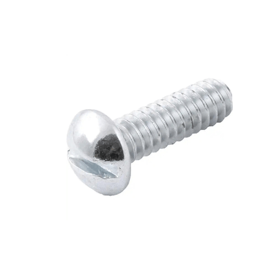 Parafuso Maquina Cabeça Panela Fenda 1/4 X 1 Zincado