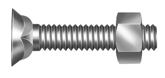 Parafuso para Arado 1/2 X 1.3/4 com Porca