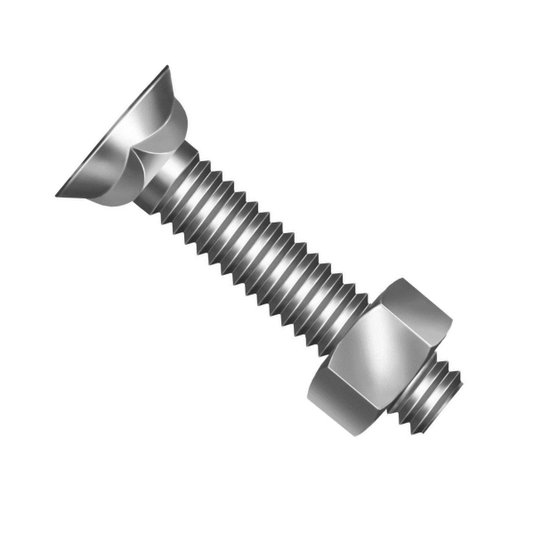 Parafuso para Arado 1/2 X 2.1/2 com Porca