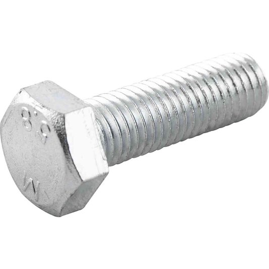 Parafuso Sextavado 1/2 X 1 Rosca Inteira Zincado 100 Und
