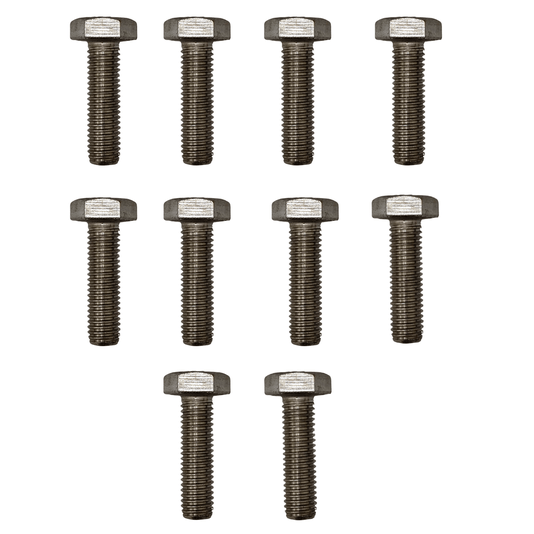 Parafuso Sextavado 1/4 x 2.1/2 Inox Rosca Inteira 10 Unidade