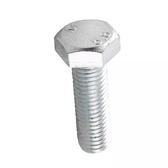 Parafuso Sextavado 5/16 X 1.1/2 Rosca Inteira Zincado Branco