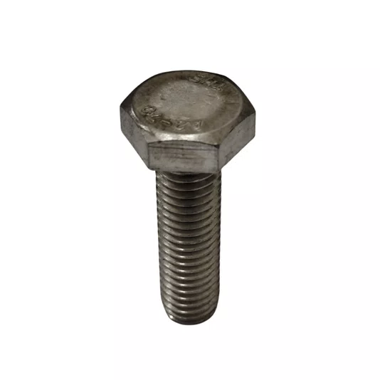 Parafuso Sextavado M8 X 25 Inox Ma 1.25 Rosca Inteira 10 Und
