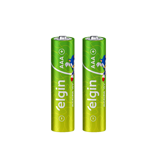 Pilha Aaa Alcalina Palito 1,5v com 2 Unidades Elgin