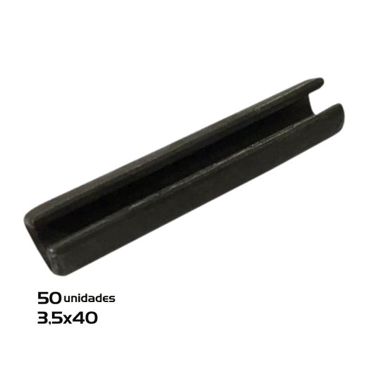 Pino Elástico 3,5 x 40 Aço Mola 30 unidades
