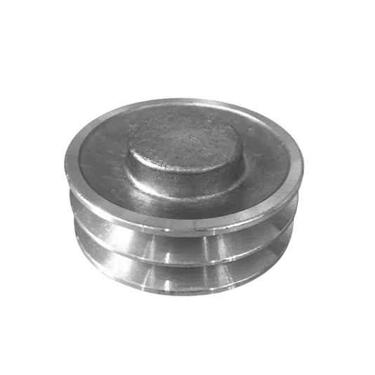 Polia Aluminio 100mm 2 Canais Perfil a 100a2