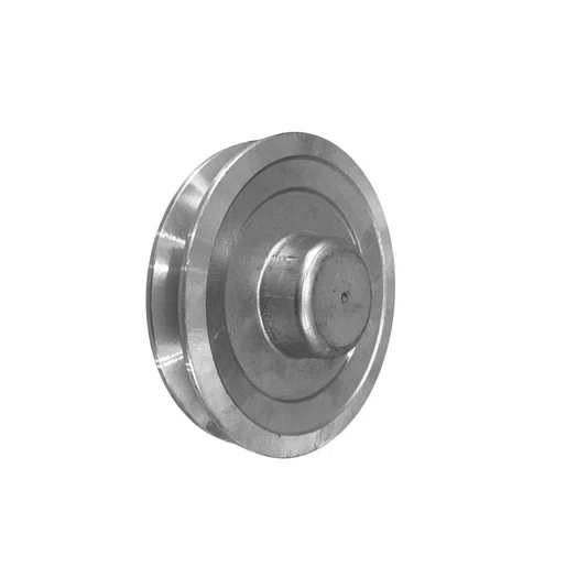 Polia Aluminio 110mm 1 Canal Perfil a 110a1
