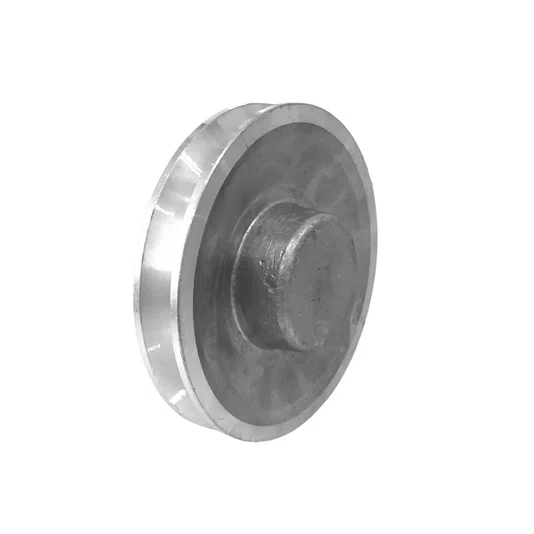Polia Aluminio 120mm 1 Canal Perfil a 120a1