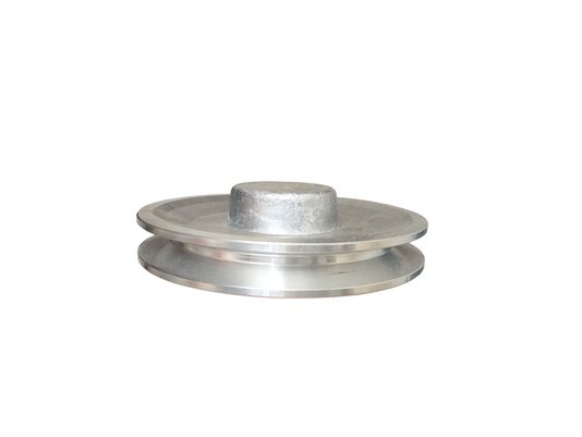 Polia Aluminio 140mm 1 Canal Perfil B 140b1