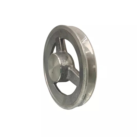 Polia Aluminio 160mm 1 Canal Perfil a 160a1