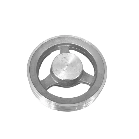 Polia Aluminio 160mm 2 Canais Perfil a 160a2