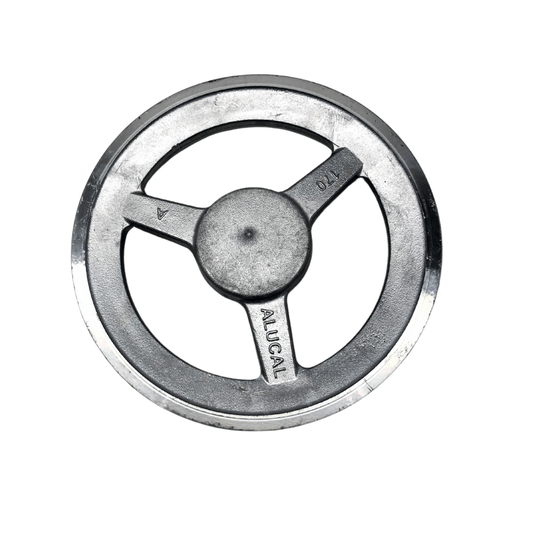 Polia Aluminio 170mm 1 Canal Perfil a 170a1