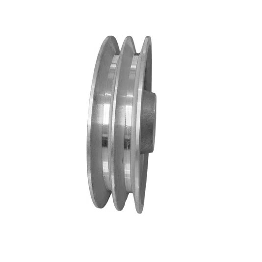 Polia Aluminio 180mm 2 Canais Perfil B 180b2