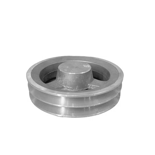 Polia Aluminio 180mm 2 Canais Perfil B 180b2